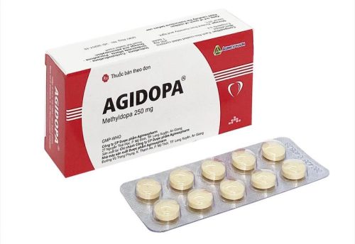 Agidopa Methyldopa 250mg hộp 2 vỉ x 10 viên nén Agimexpharm
