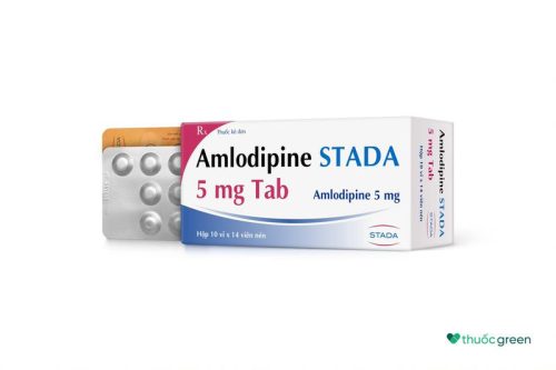Amlodipine STADA 5 mg Tab hộp 10 vỉ x 14 viên nén