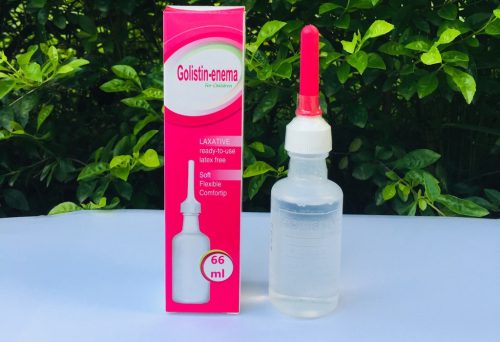 Golistin-enema thụt táo bón trẻ em lọ 66ml CPC1