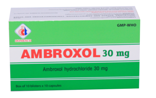 Ambroxol 30mg hộp 10 vỉ x 10 viên nang Domesco
