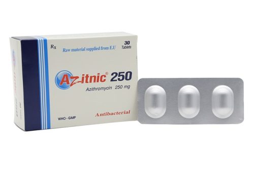 Azitnic Azithromycin 250mg hộp 30 viên nén NIC