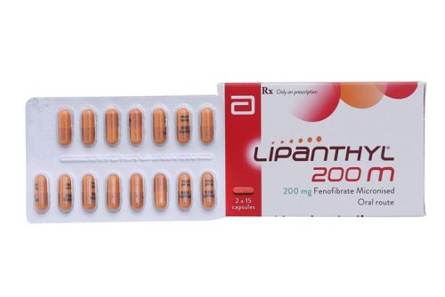 Lipanthyl Fenofibrate 200mg hộp 2 vỉ x 15 viên nang Abbott
