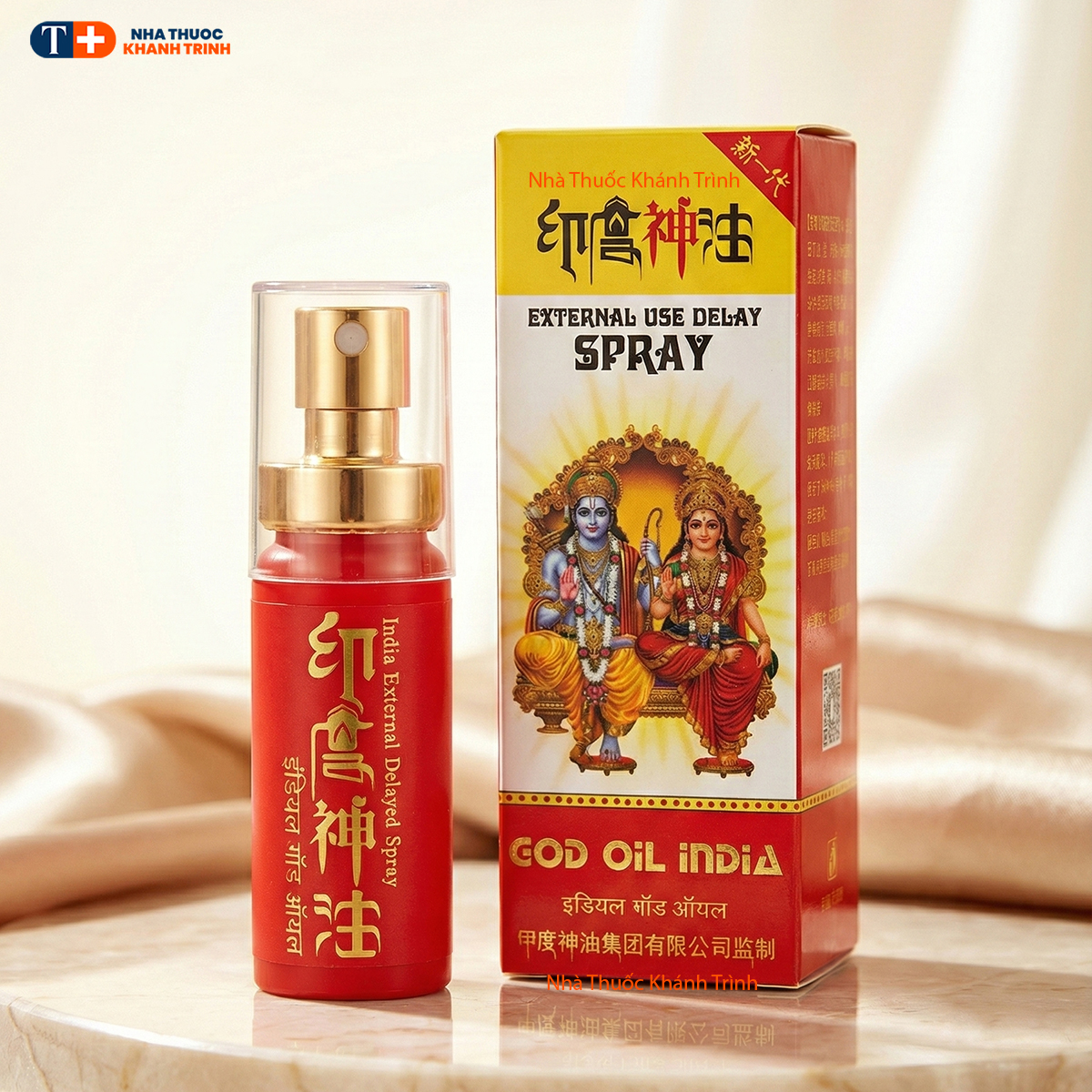 Xịt kéo dài thời gian GOD OIL SPRAY ẤN ĐỘ - chai 10ml
