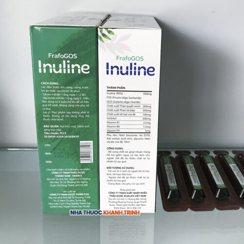 Siro chất xơ tự nhiên INULINE Frafogos Rivalife - hỗ trợ nhuận tràng, chống táo bón - Hình ảnh 3