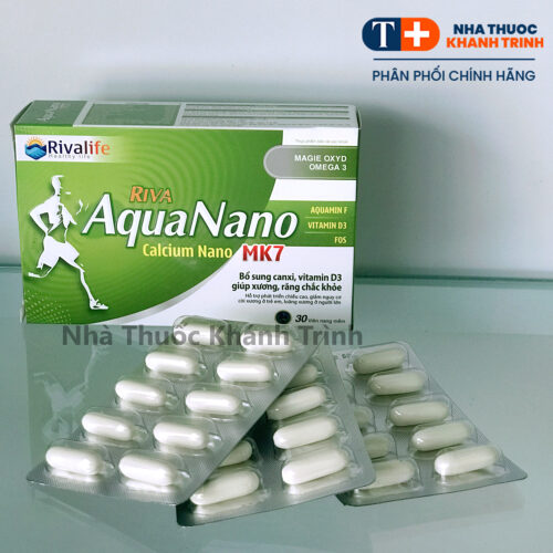 Riva Aqua Nano MK7 - bổ sung Canxi chính hãng (hộp 30 viên) - Hình ảnh 2