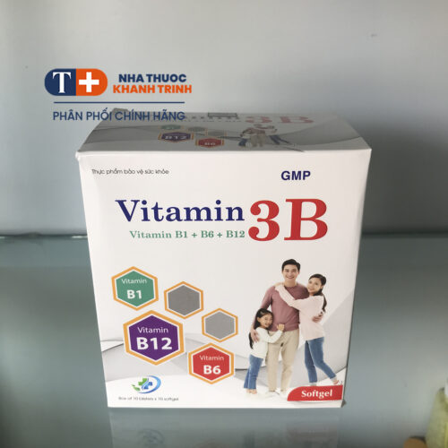 Vitamin 3B Vinaphar - hộp 100 viên nang mềm - Hình ảnh 4