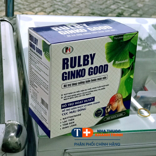Thực phẩm bảo vệ sức khỏe: Viên hoạt huyết dưỡng não Rulby Gink Good - Hình ảnh 4