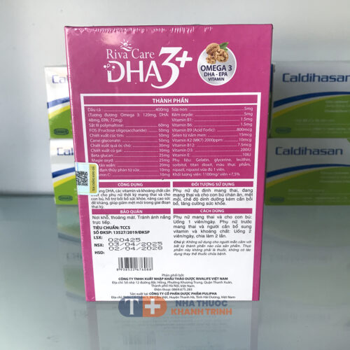 RivaCare DHA 3+ - dưỡng chất đầy đủ cho phụ nữ dự định mang thai, đang mang thai, phụ nữ sau sinh (chai 30 viên) - Hình ảnh 6