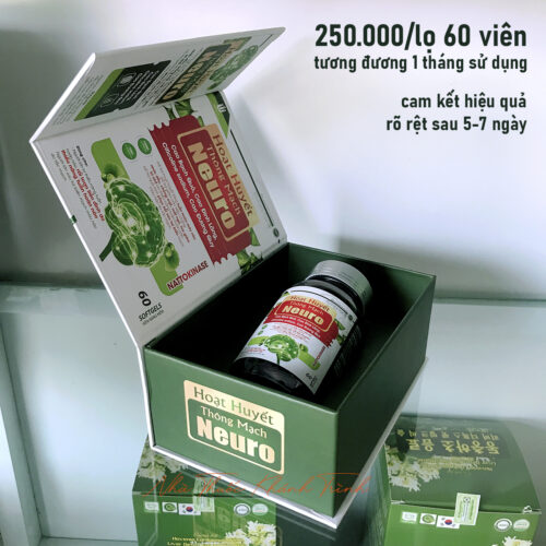 Hoạt huyết Tiền đình – Hoạt huyết thông mạch Neuro – Lọ 60 viên - Hình ảnh 6