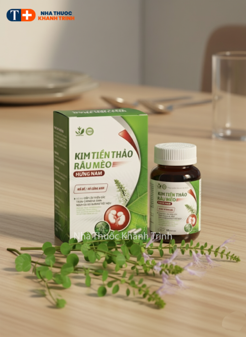 Kim tiền thảo râu mèo - giảm và ngừa sỏi tiết niệu, tăng đào thải sỏi - Lọ 30 viên - Hình ảnh 5