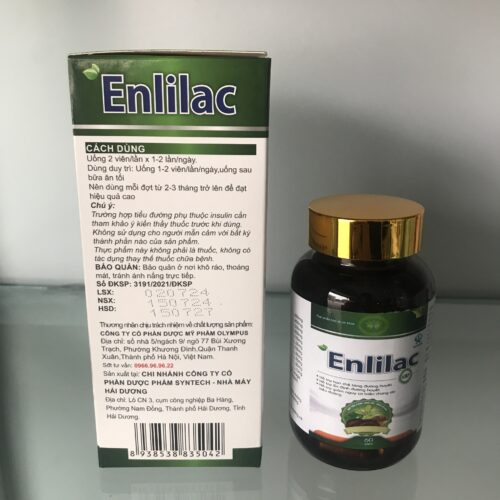 Thảo dược hỗ trợ tiểu đường Enlilac Olympus - lọ 60 viên - Hình ảnh 3